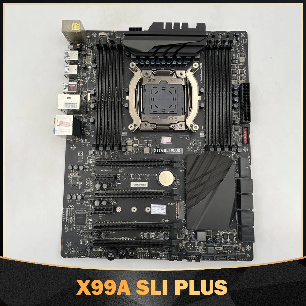 Placa-mãe do Desktop de ATX X99, LGA2011-3, DDR4, 128G, SATA3 * 10, M.2, USB 3.0, 3.1, X99A, SLI PLUS