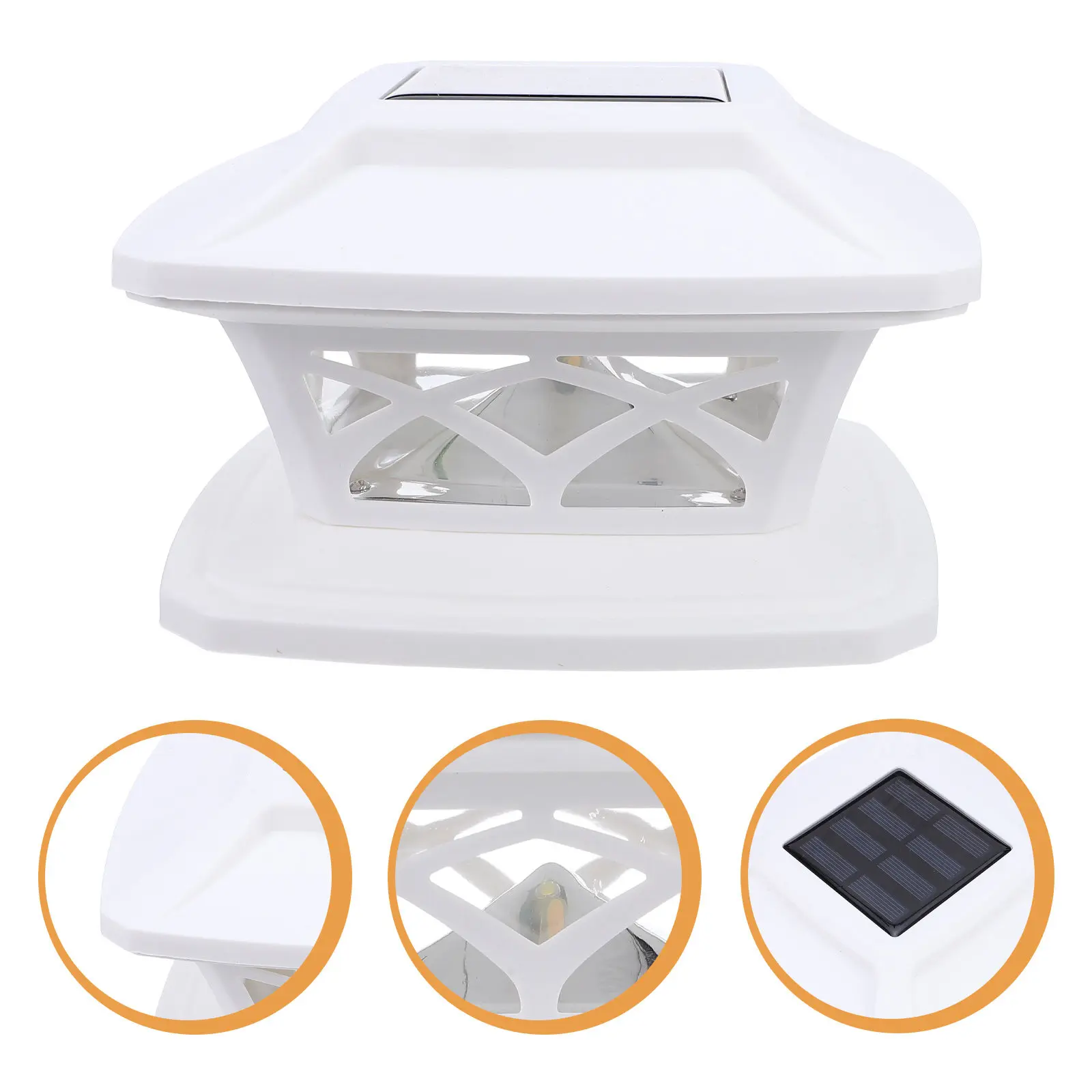 

Солнечные светильники для столбов, водонепроницаемые уличные фонари-колпаки для забора, террасы, патио, сада, двора, солнечные светильники для декора улицы