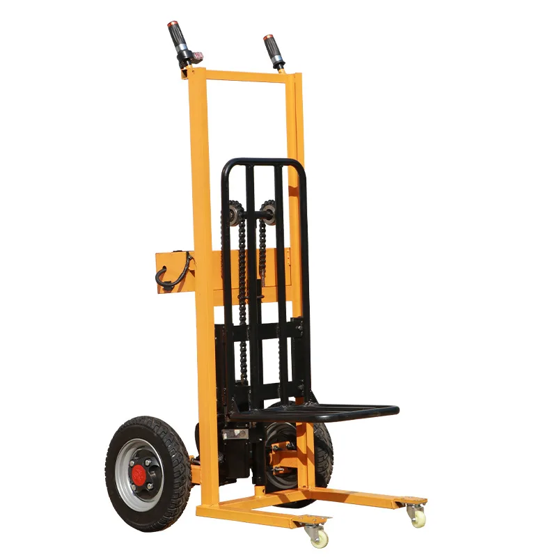 Simple electric forklift hydraulic lifting and handling crane electric tiger car is convenient