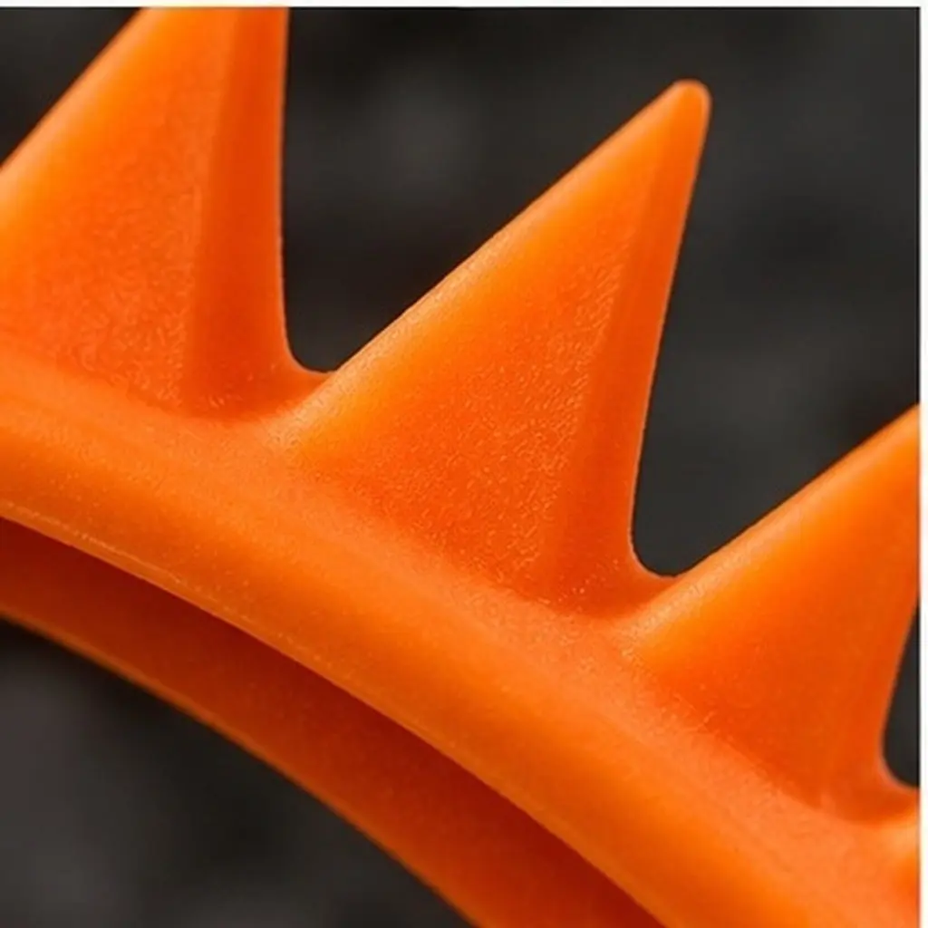 Motorcycle Fin Decor Silicone Ornament Unique Stylish Fin Design Easy Stick-on Non-Damaging Adhesive Universal Fit