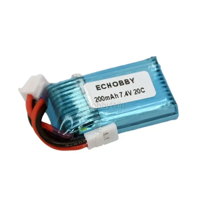 7.4V 2S 200mAh 20C LiPO Battery MX2.0-2P reverse plug for Mini Size RC Quadcopter Drone Helicopter Model  Airplane