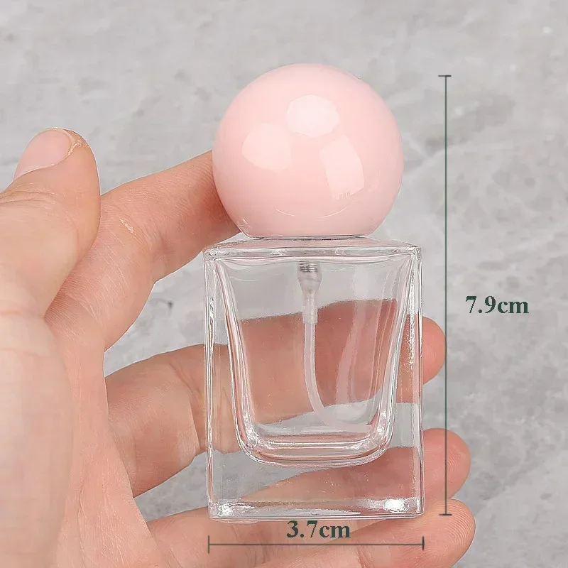 30ml Mini Przenośny Atomizer do Perfum Kosmetyczny Pusty Przezroczysty Szklany Flakon na Perfumy do Podróży