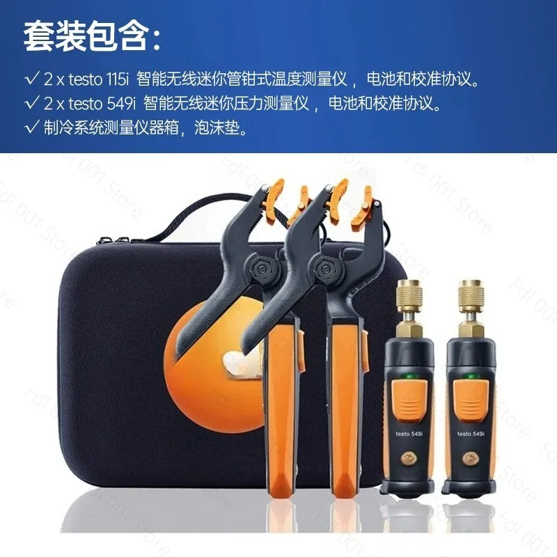 Smart Probe Kit I HVAC Gauge Set for air Conditioning  Refrigeration and Heating System Include115i  549i with Bluetoot