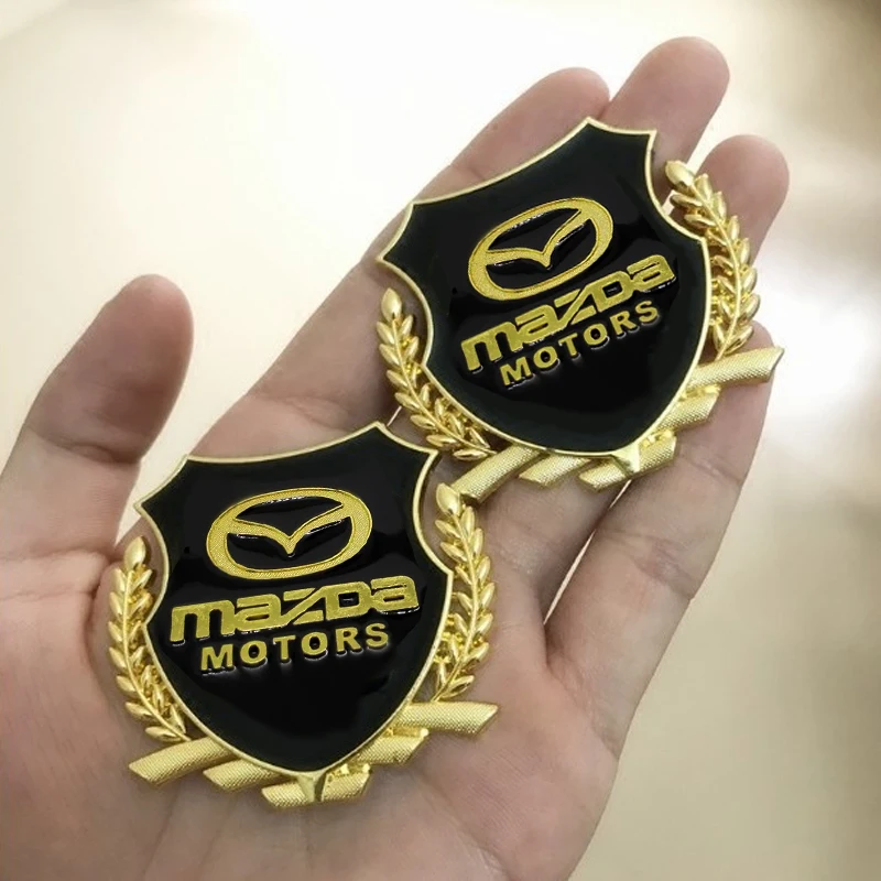 

3D Metal Car Rear Emblem Window Sticker Side Decal for Mazda 2 3 5 6 Axela Protege Atenza Cx3 Cx-5 Cx7 Mx5 Rx7 Cx-9 Rx-8 626 323