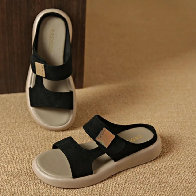 

Women's Summer Outdoor Sandals Soft Bottom Roman Beach Shoes Large Size 41 New Hot Sale Of The Season Flat Heel Casual Style...