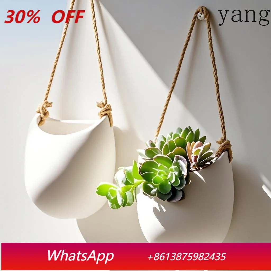 

CX wall hanging vase wall white creative flower arrangement decoration