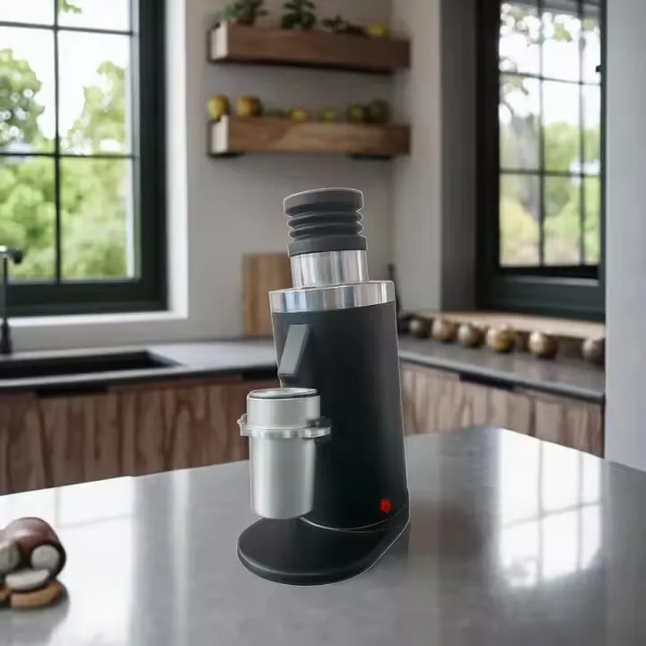 Professional 2025 Espresso Grinder - 54mm Stainless Flat Burr, 20-50g Capacity, Easy-Clean Design for Home, Hotel & Commercial
