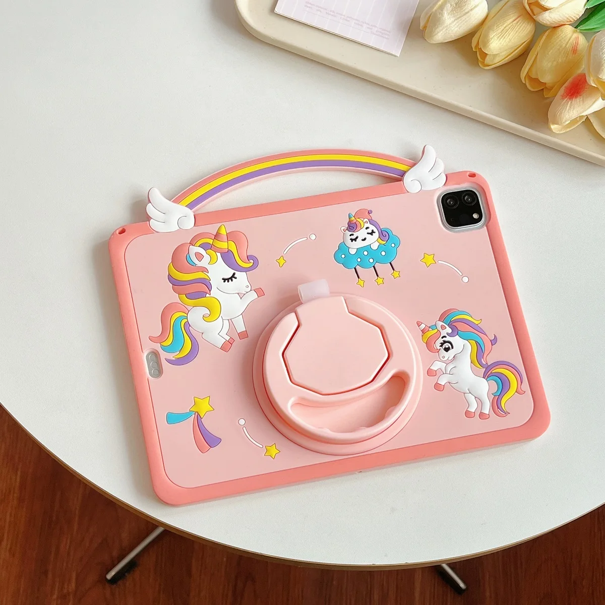 

Kids Case for For IPad 7th 8th 9th 10th Gen Pro11 Case Cute Rotation Stand Case for IPad 9.7 10.2 10.5 10.9 Air11 Mini 4 5 6 7