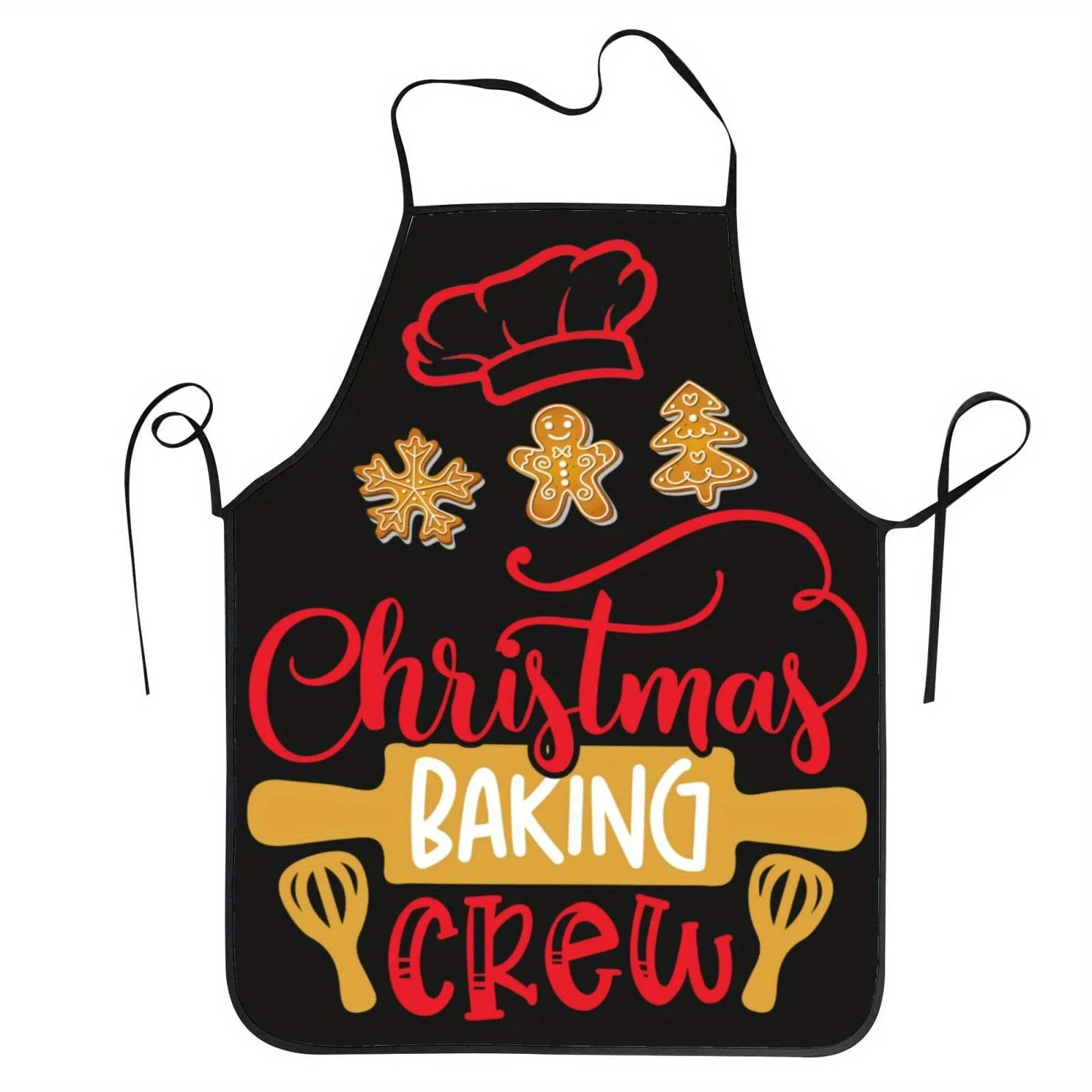 1pc Festive Christmas Gingerbread Apron 20