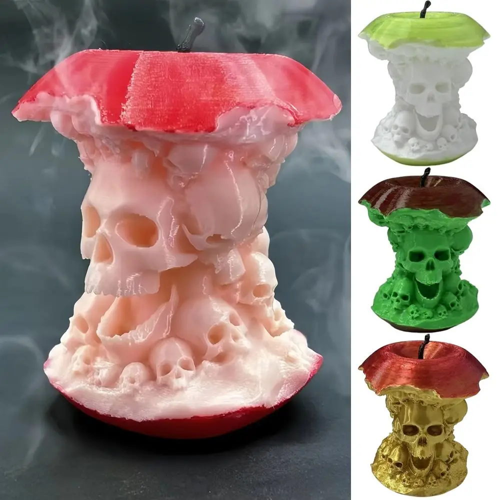 

3D Printed Witch Fruit Ornament Creative Wide Use Skull Fruit Figurine Scary Easter Decoration Spooky Skeleton Miniatures