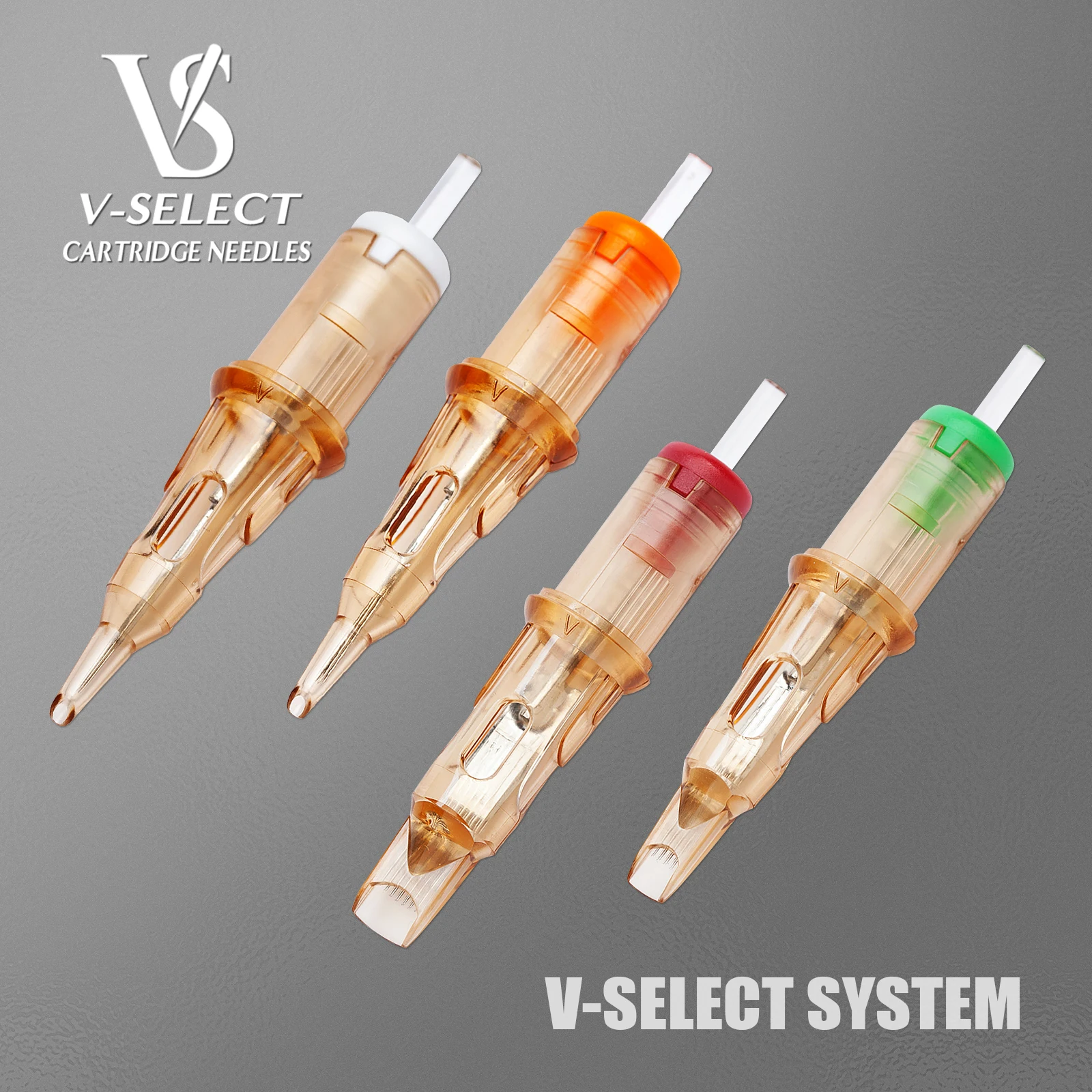 EZ V-Select Tattoo Cartridge Tattoo Needles #08 0.25mm #06 0.18mm Round Liner Micro Permanent Makup Tattoo Accessories20 Pcs/Bo