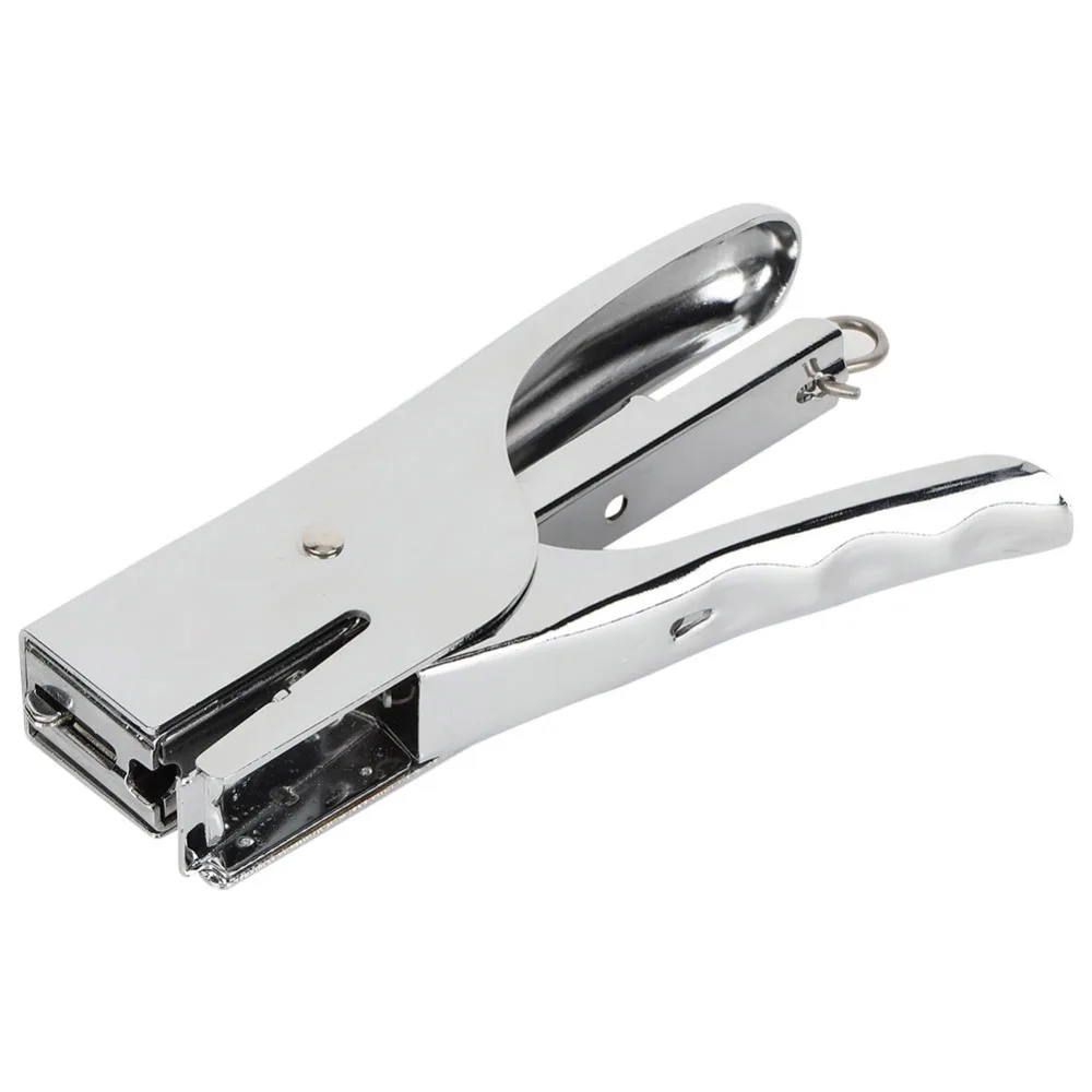 Engrapadora Metálica Fácil de Usar, Gran Poder de Penetración, Máquina de Encuadernación Plateada, Diseño de Agarre Manual sin Esfuerzo, Engrapadora Manual Industrial