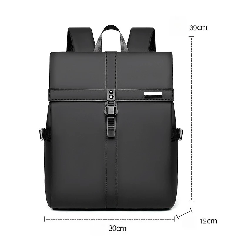 B 2026 Stilvoller Business-Rucksack für Herren, wasserdicht, 14 Zoll, Klapp-Laptop-Rucksack, mehrere Taschen, lässiger Tagesrucksack für Arbeit und Schule – Detail 2