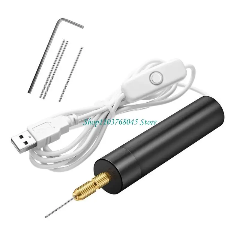 

R53F Portable Small Electric Drill Hand Rotary Set Engraver Pen Jewelry Tool For Epoxy