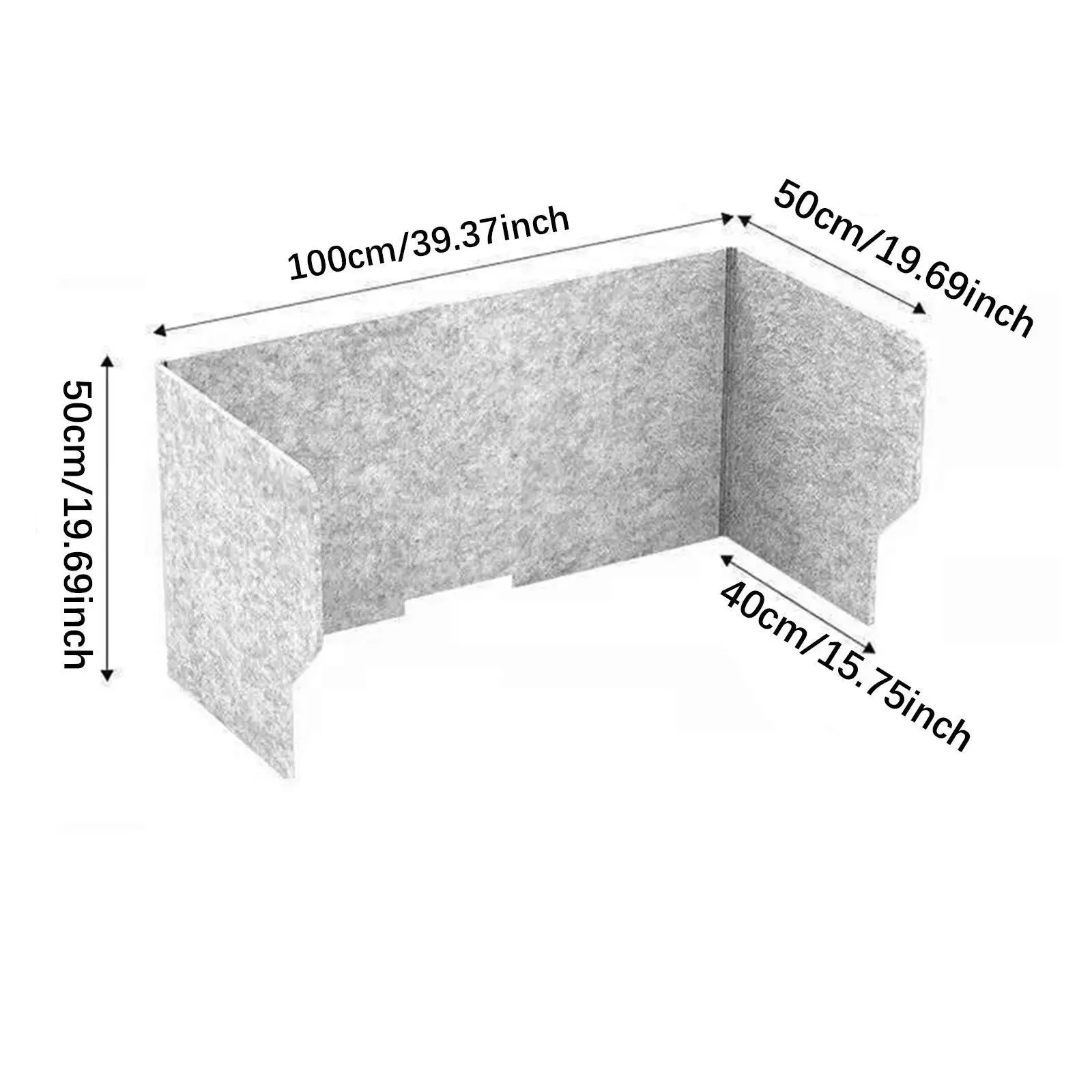 Desk Partition Protection Easy Install, Soundproof Freestanding, Desk Divider Desk Privacy Panel for Office Remote Learning