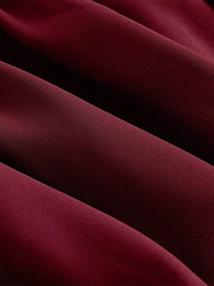 Saia midi feminina elegante em camadas de chiffon, saia longa com cintura elástica, leve e elegante, adequada para datas diárias