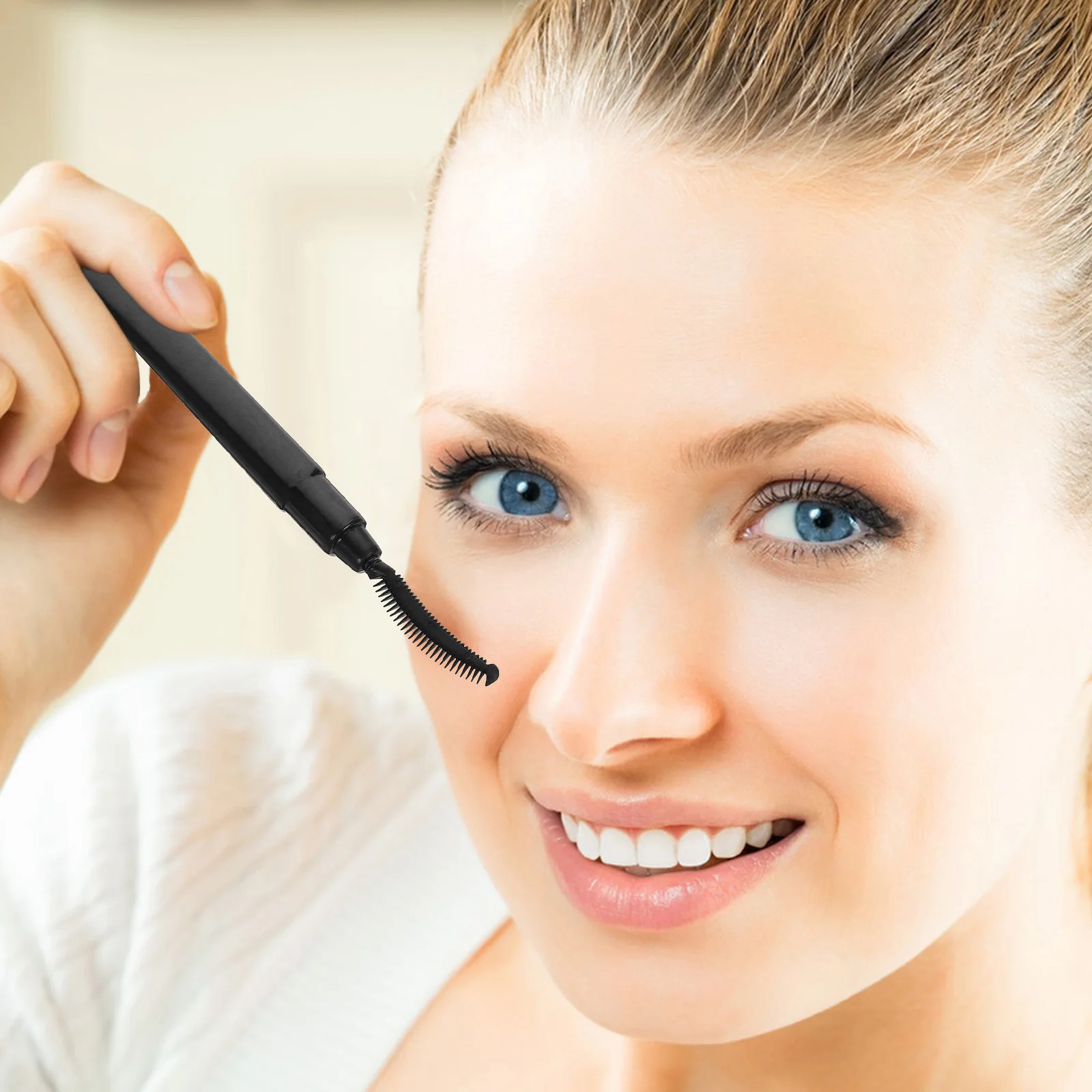 6 stuks Soft Touch siliconen wimperborstel voor delicate ogen Stijlvol kleurontwerp Lichtgewicht reisformaat Mascara Wand