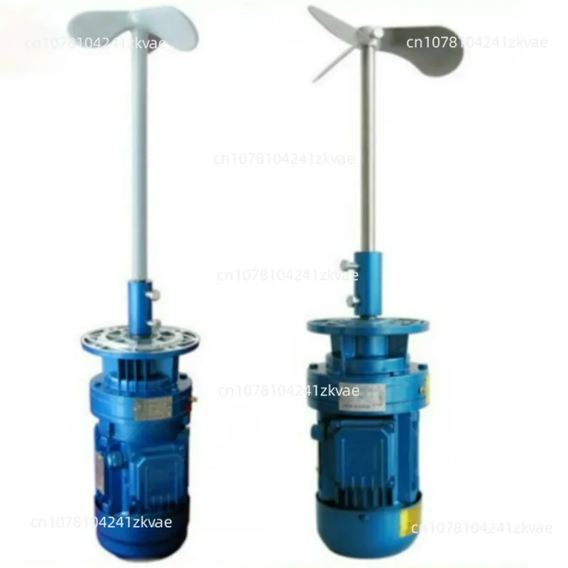 Industrial Chemical Detergent Dosing Barrel Agitator Motor Pump, Sewage Liquid Dosing Mixer With Vertical Reducer