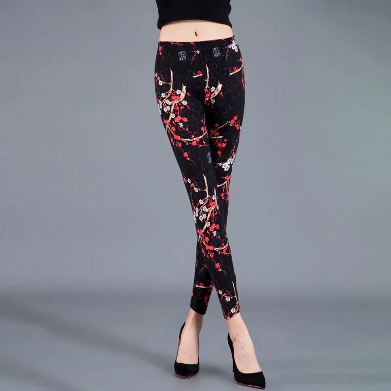 Leggings moulants College fleurs pour femmes, pantalons élastiques, collants de course, adaptés au fitness, à la salle de sport, à la mode