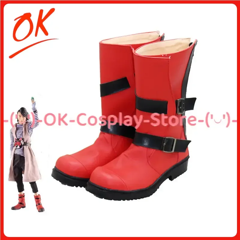 

[Customized] Philip Sonozaki Raito Cosplay Shoes Kamen Rider Double Anime Roleplay Prop Halloween Carnival Party PU Leather Boot