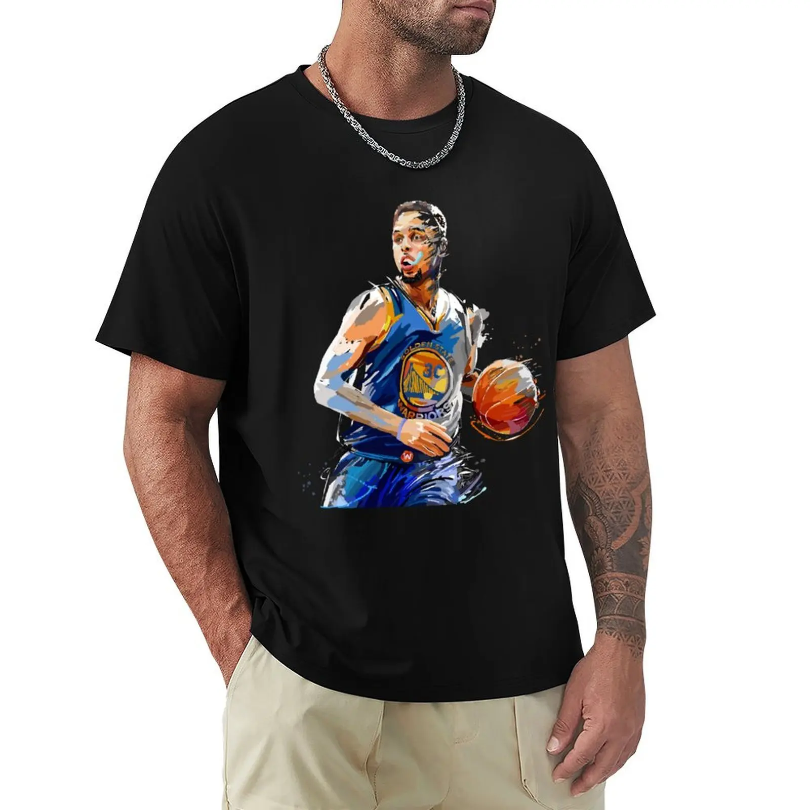 

Steph-Curry T-Shirt funny costumes plus size tops topping mens t shirt graphic