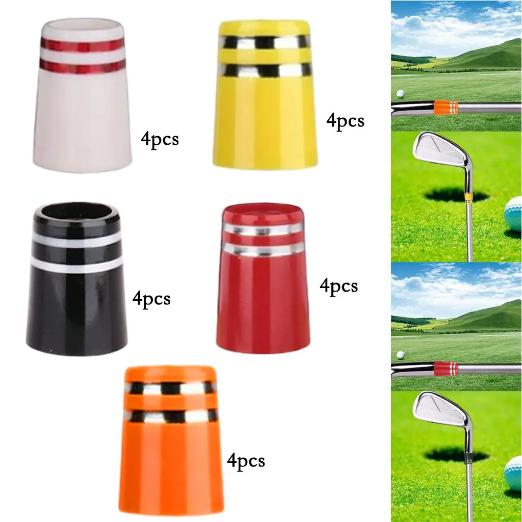 12x قبعات نهاية حلقات الجولف المتينة الحجم.370 ملحقات الجولف محول طرف مستدق