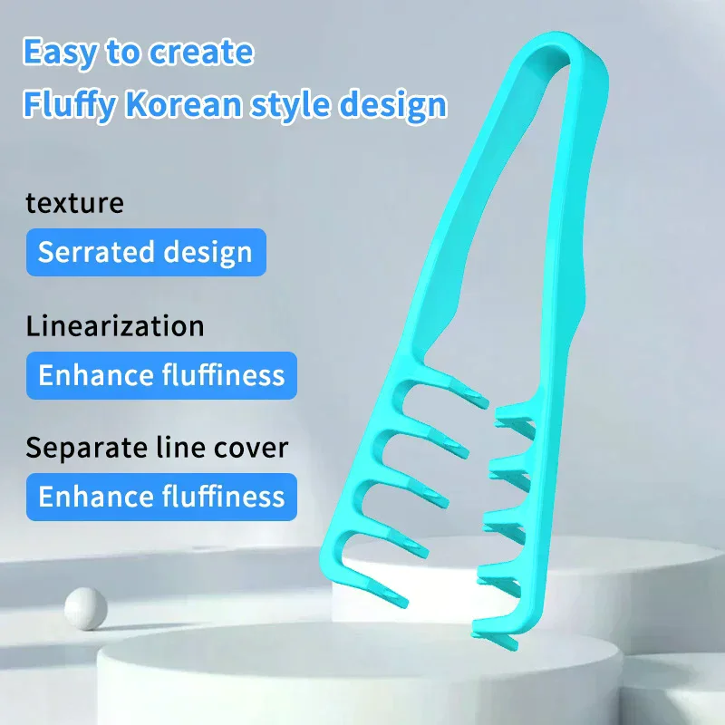 /YOV/Wide-Tooth Hair Styling Comb Curling Tools Fluffy Texture For Men Ideal For All Hair Types Hairstyling Tools Volumizing