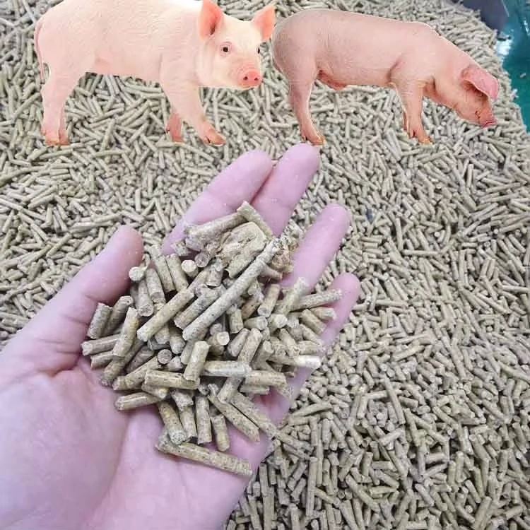 Poultry Feed Mill Animal Feed Processing Line for Chicken Cattle Bird Swine Pig Feed Making Machine Plant
