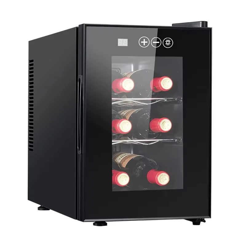 

6 Bottles of Wine Refrigerator Cooler Semiconductor with Humidity and Temperature Control Party