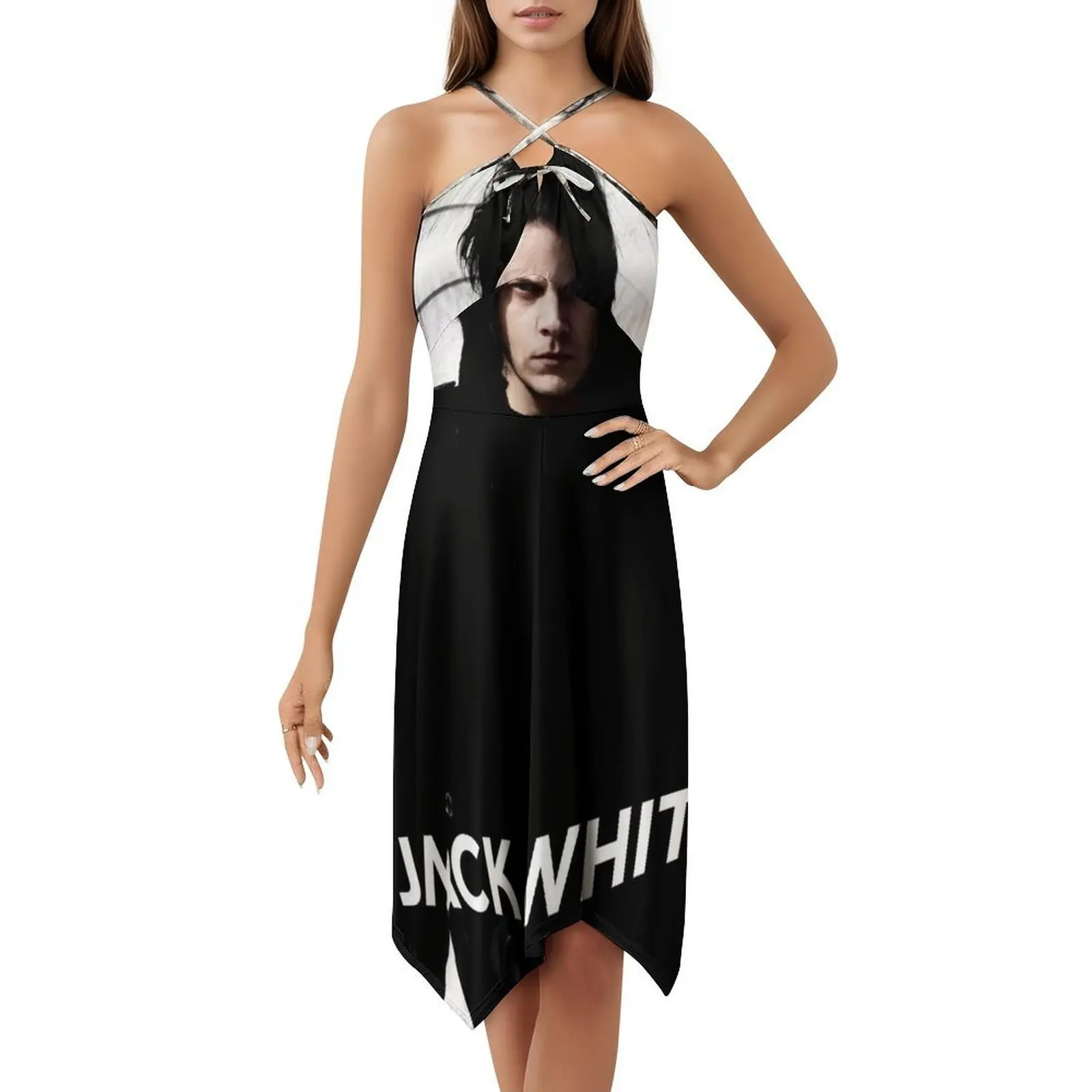 Onejac عرض جديد جاك الأزرق جولة أمريكية 2020 فستان بوهو شيك أنيق موضة شاطئ حفل زفاف ثوب لايف الأبيض غطاء الحفل