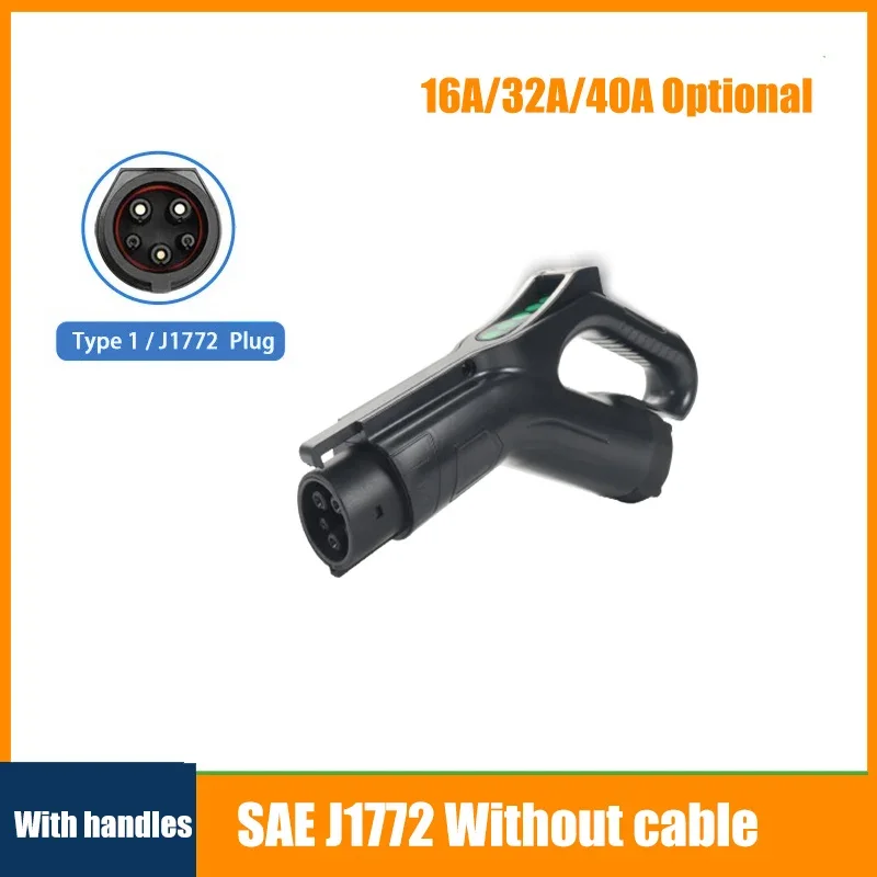 

EVONIC AC EV Gun 3.5KW 7KW 8.8KW SAE J1772 Type 1 AC EV Charger Plug for Electric Car Vehicle Charging Station with Handles