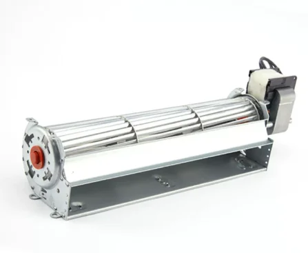 Biomass Pellet Stove Induced Draft Assisted Combustion Crossflow Motor Horizontal Flow Fan  300mm