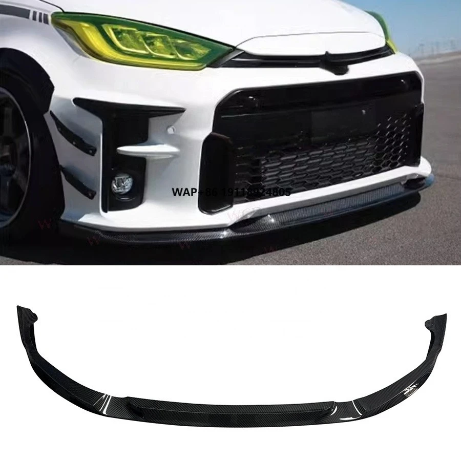 

2020-2023 for GR for Yaris GXPA1 Front Lip Bodykit High Quality Real Carbon Fiber Spoiler Bumper New Condition
