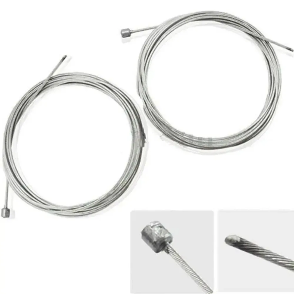 10/5/3/1PC 2M MTB Bicycle Brake Line Bicycle Speed Line Fixed Gear Shifter Gear Brake Cable Set Core Inner Wire MTB Road Bike image 3