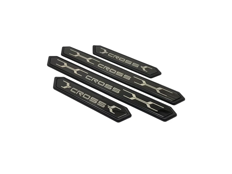 For Toyota Yaris Cross 2021 2022 2023 2024 Stainless Door Sill Protector Pedal Scuff Plate Cover Trims Car Styling Accessories