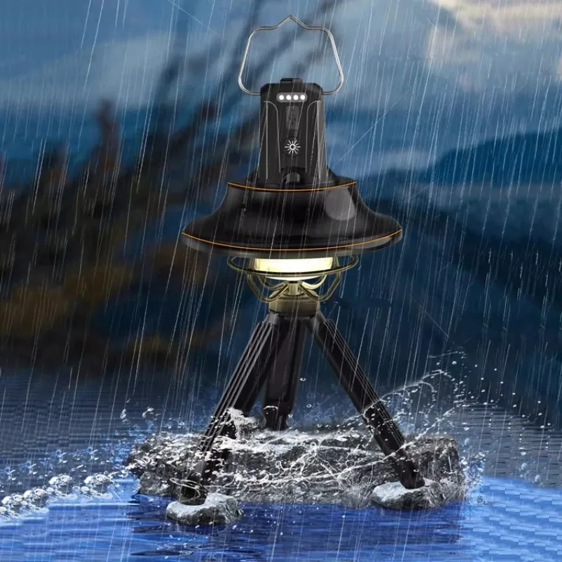 

Multifunctional Camping Light Portable Retro Camping Light Outdoor Waterproof Camping Tent Light