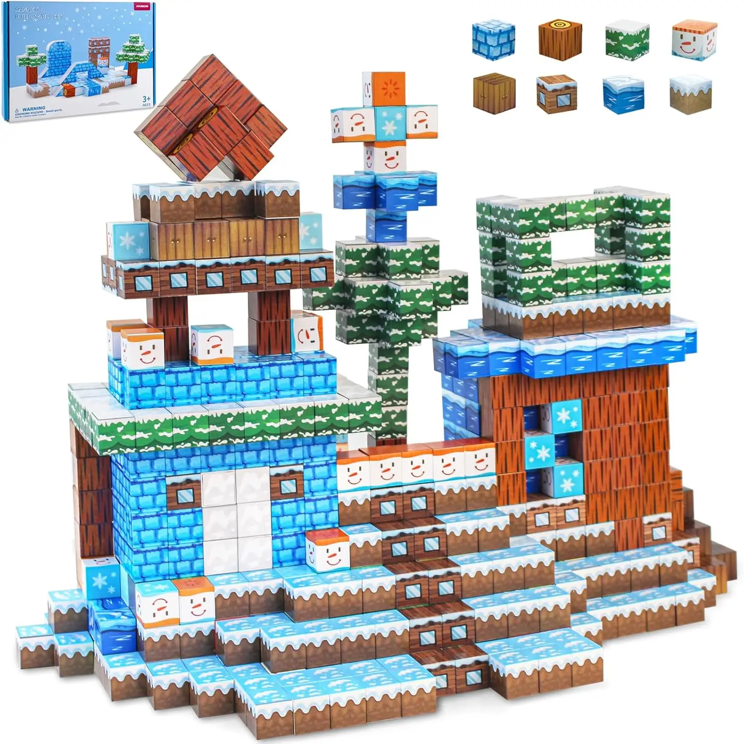 108 pezzi a tema Lce e neve