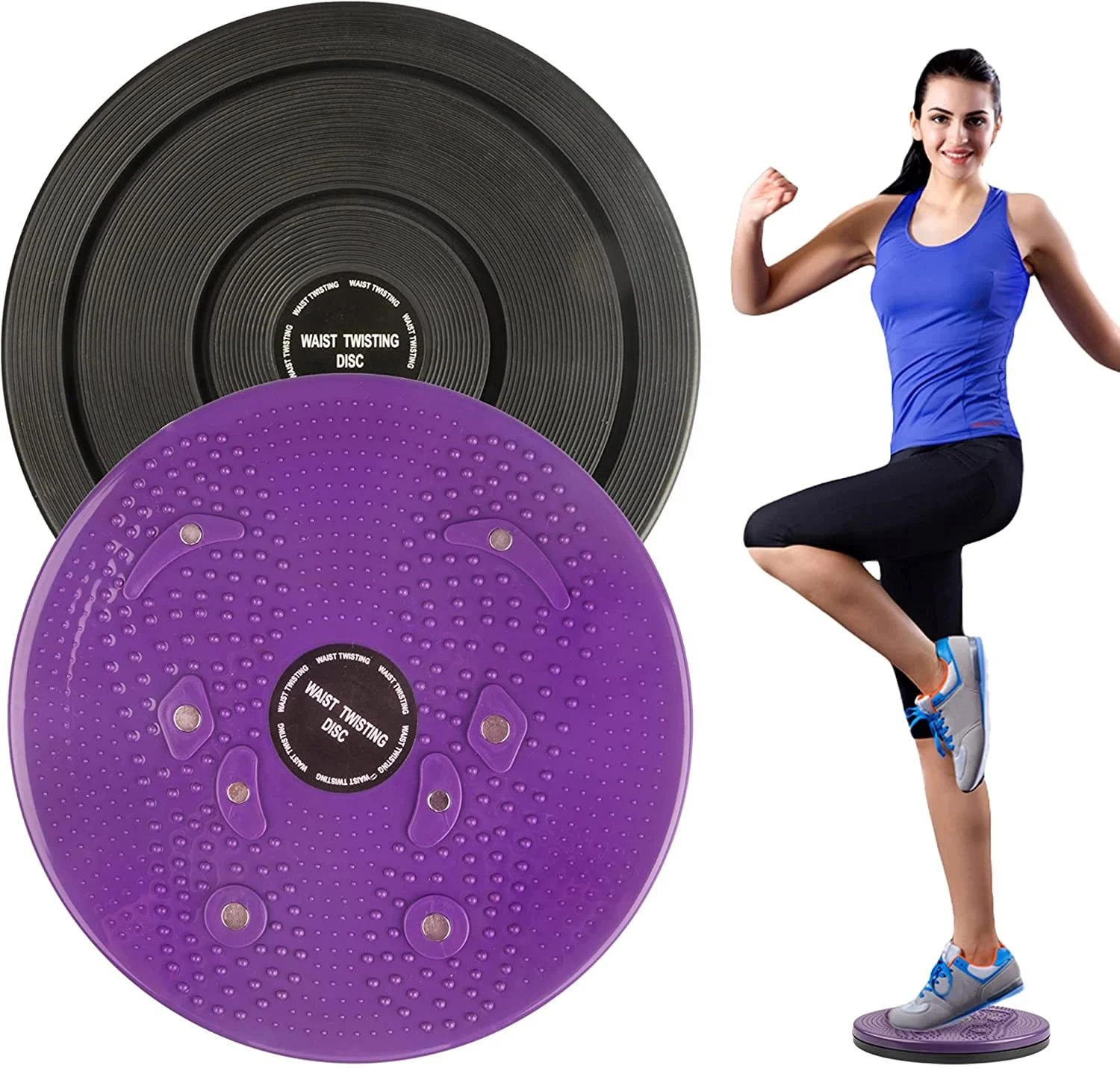 

Balance Board Twist Boards Equipment Body Building Fitness Twister Exercise Magnet Waist Wringling Plate