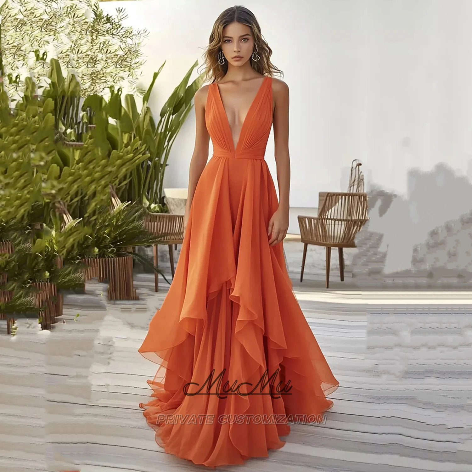 فساتين MuMu المخصصة لحفلات الزفاف، فساتين سهرة أنيقة للنساء للمناسبات الخاصة، فساتين حفلات، فساتين شيفون