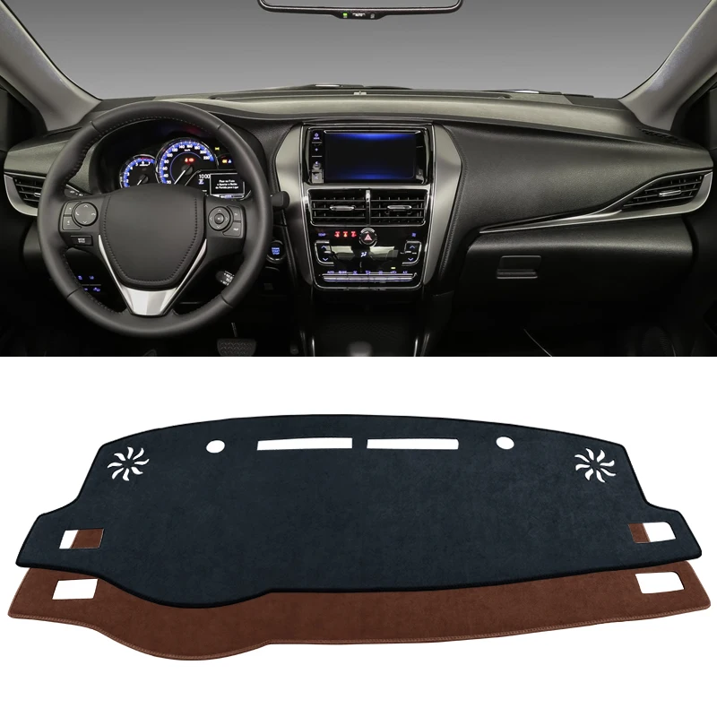 For Toyota Yaris Ativ 2019 2020 2021 2022 2023 Car Dashboard Cover Instrument Desk Sun Shade Mat Non-slip Pad Accessories