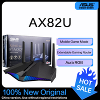 ASUS RT-AX82U ROG Router AX5400 Dual Band WiFi 6 Gaming Acceleration Mesh WiFi MU-MIMO, Mobile Gaming Enhancement, Streamin