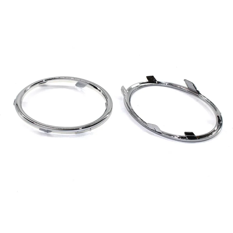 A03Z-Chrome รถด้านหน้าหมอกแหวน Trim สําหรับ A4 B8 2009-2012 อุปกรณ์เสริม