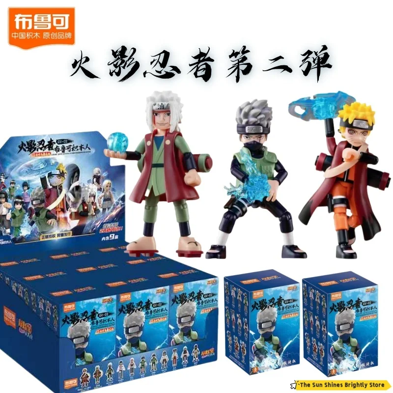 

Blokees Group Naruto 02 Uzumaki Naruto Jiraiya Yakushi Kabuto Orochimaru Tsunade Might Guy Tenten Собранная модель игрушки в подарок