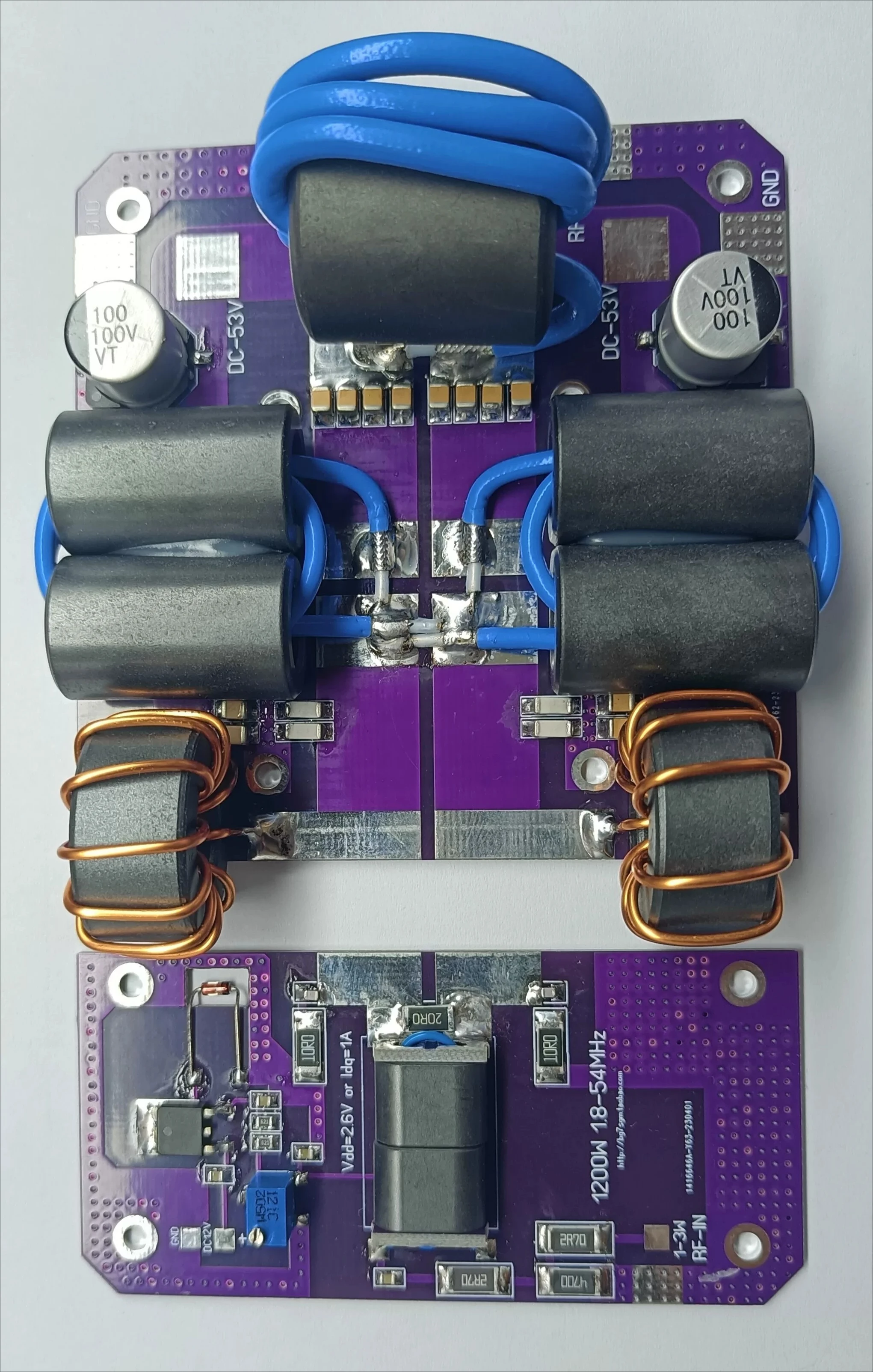NEW   HF Power Board Kit 1200W MRFX1K80H Power  Board Accessories BLF1