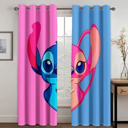 3D Cartoon Anime Series Sunshade Curtains 2 Panels Kids Like Room Decor Curtains Boys Girls Bedroom Living Room Decor Curtains