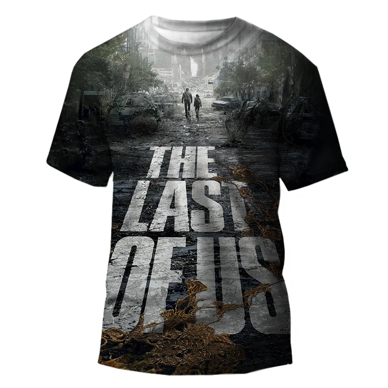 New The Last Of Us T-Shirts Game 3D Print Streetwear Men Women Casual Fashion Oversized T Shirt Kids Boy Girl Tees Tops Clothing