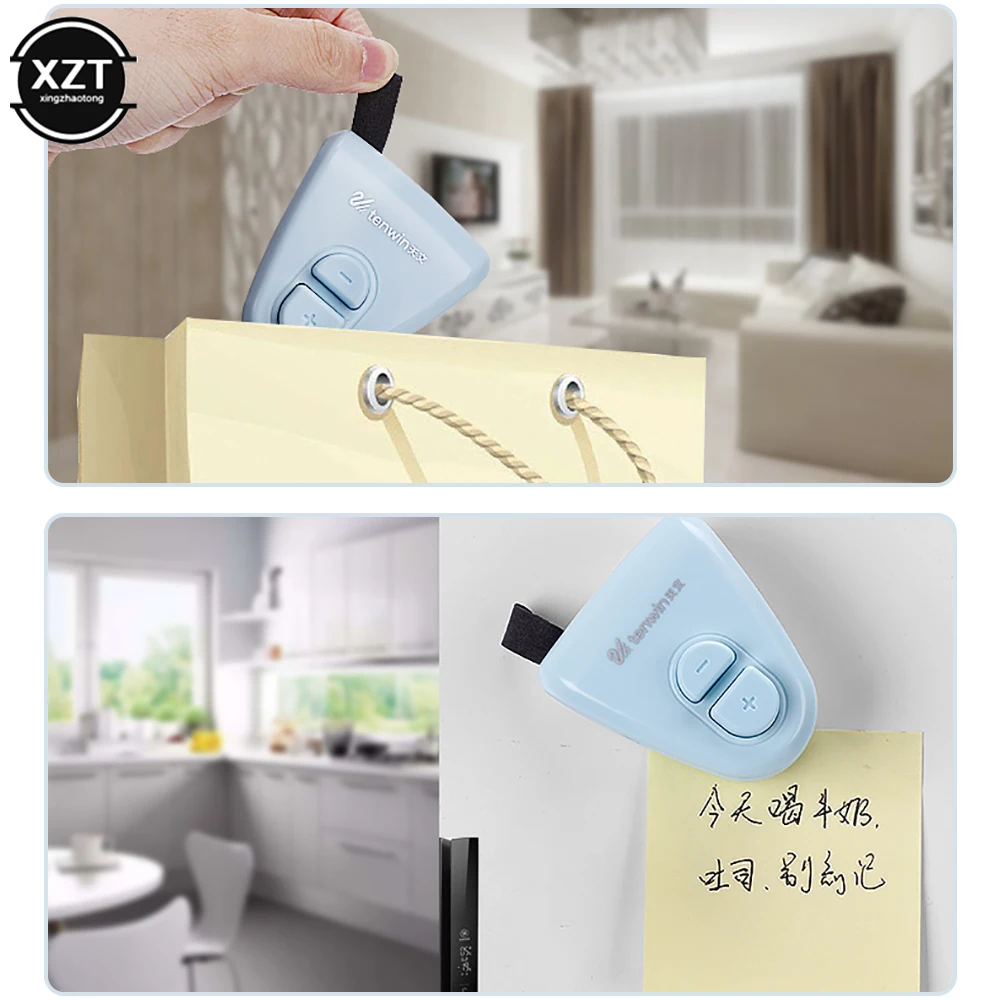 2 in 1 Portable Vacuum Sealer Cutter Home Heat Sealer Mini Vacuum Snack Packing Bag Sealer Press Sealer