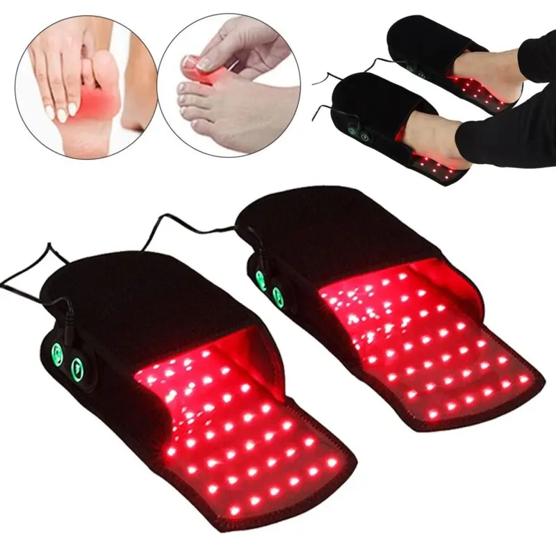 

2025 Infrared Foot Massager Machine Slipper for Blood Circulation Red Light Therapy Foot Massage Shoes