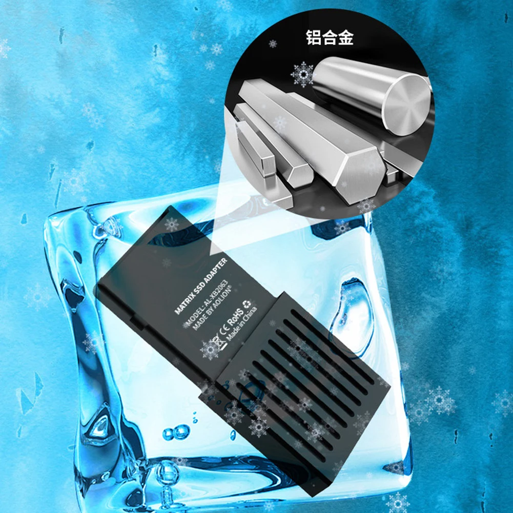 1-5PCS Expansion Card Hard Drive Conversion Box M.2 NVME 2230 SSD Storage Card Box SSD Adapter Expansion Card Box Supports PCIe