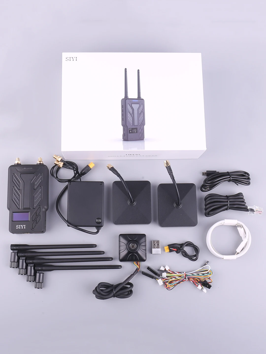 SIYI HM30 Long Range Full HD Digital Image Transmission FPV System 1080p 60fps 150ms SBUS PWM Mavlink Telemetry OSD 30KM CE FCC